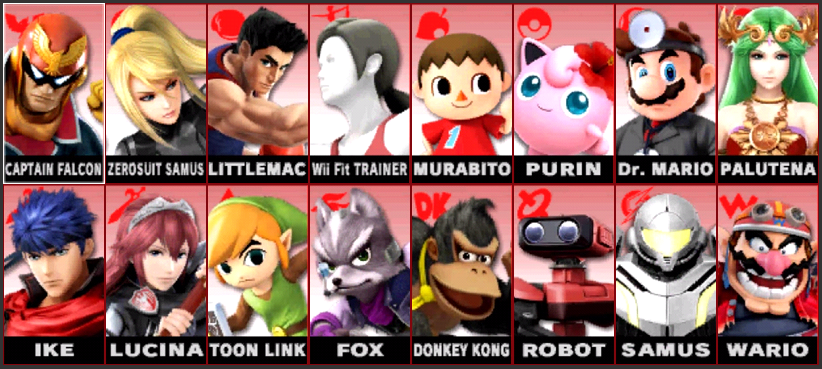 Smash 4 Roster.png